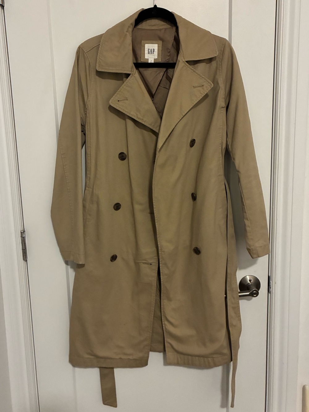 GAP Women’s Cotton Trench Coat Size Small